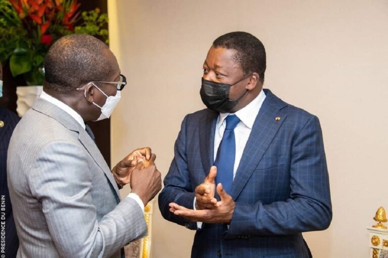 Madougou, munitions, captures d’écran: de quoi Patrice Talon et Faure Gnassingbé ont parlé à  Accra ?