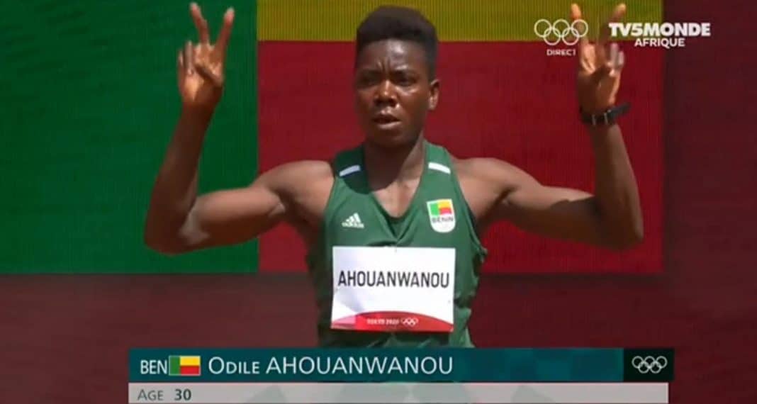 La spÃ©cialiste bÃ©ninoise du heptathlon, lâ€™athlÃ¨te Odile Ahouanwanou