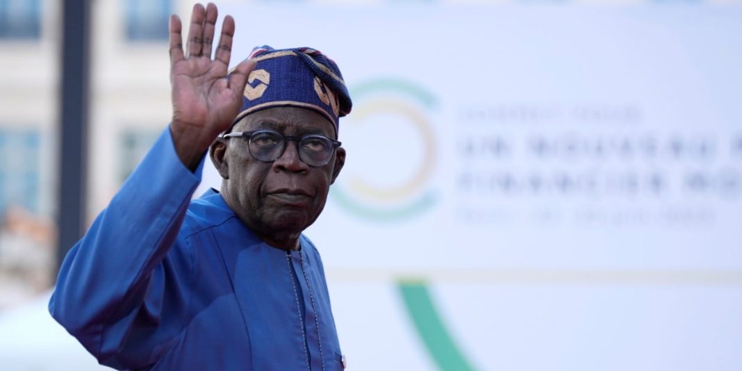 Le prÃ©sident nigÃ©rian Bola Tinubu