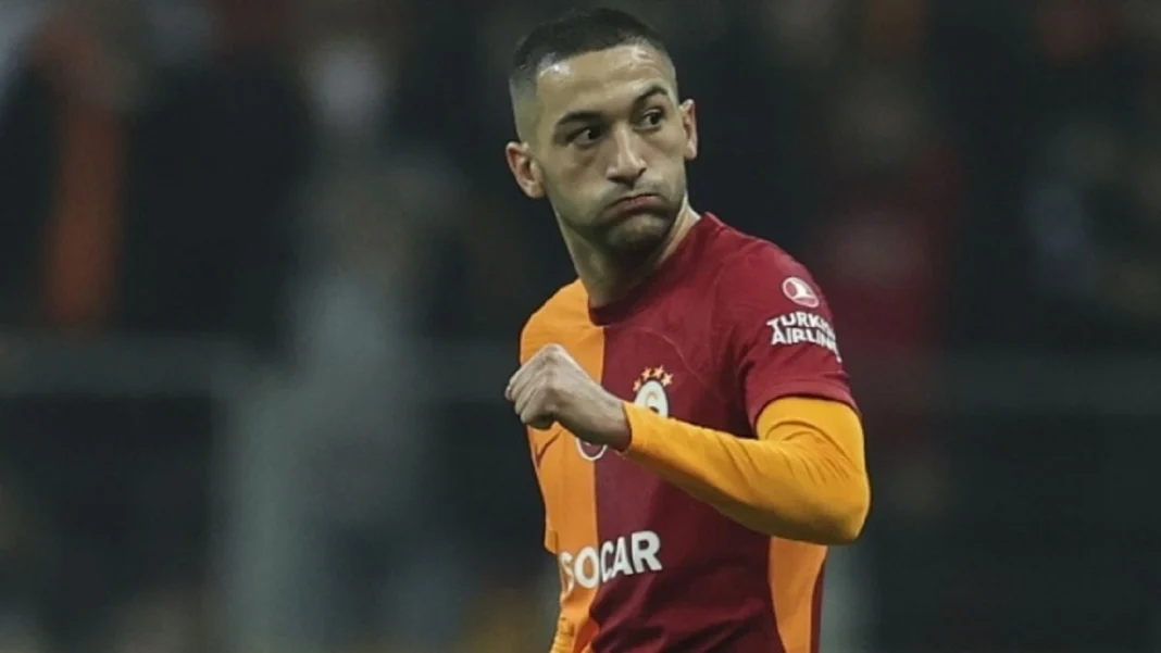 Hakim Ziyech, attaquant de Galatasaray