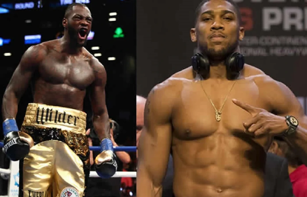 Deontay Wilder et Anthony Joshua