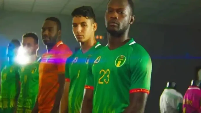 Des joueurs mauritaniens lors d'un match de coupe d'Afrique