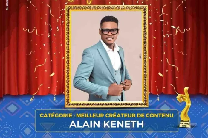 le tiktokeur Alain Kenneth sacrÃ© meilleur crÃ©ateur de contenu aux BSA