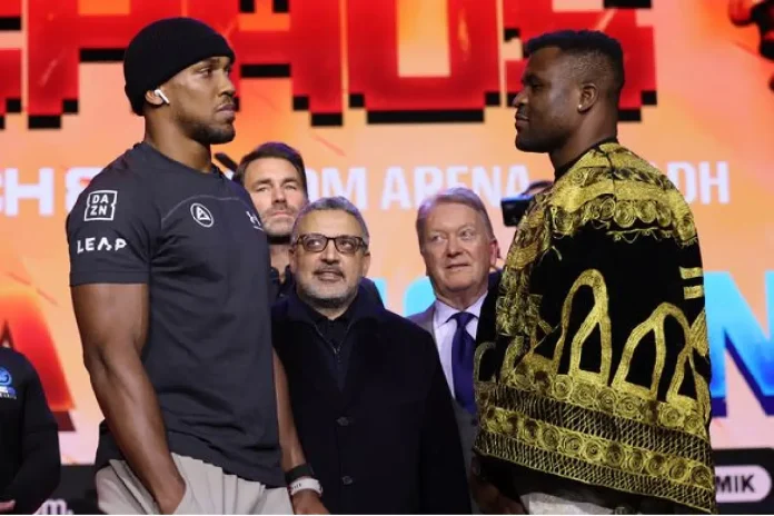 Anthony Joshua et Francis Ngannou