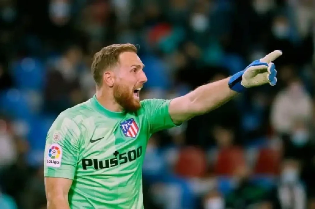 Jan Oblak, le portier de l'Atletico Madrid qui donne des consignes