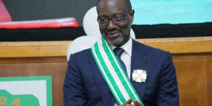 Tidjane Thiam, prÃ©sident du PDCI-RDA