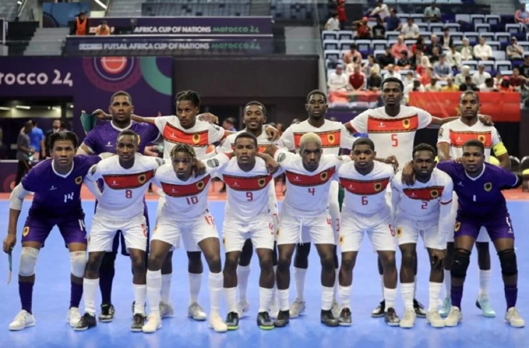 Des joueurs angolais, CAN Futsal 2024